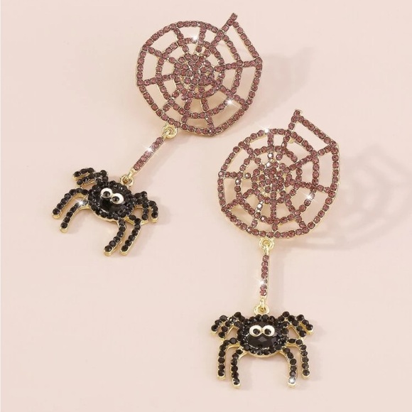 Spider Halloween Earrings - Picture 3 of 4